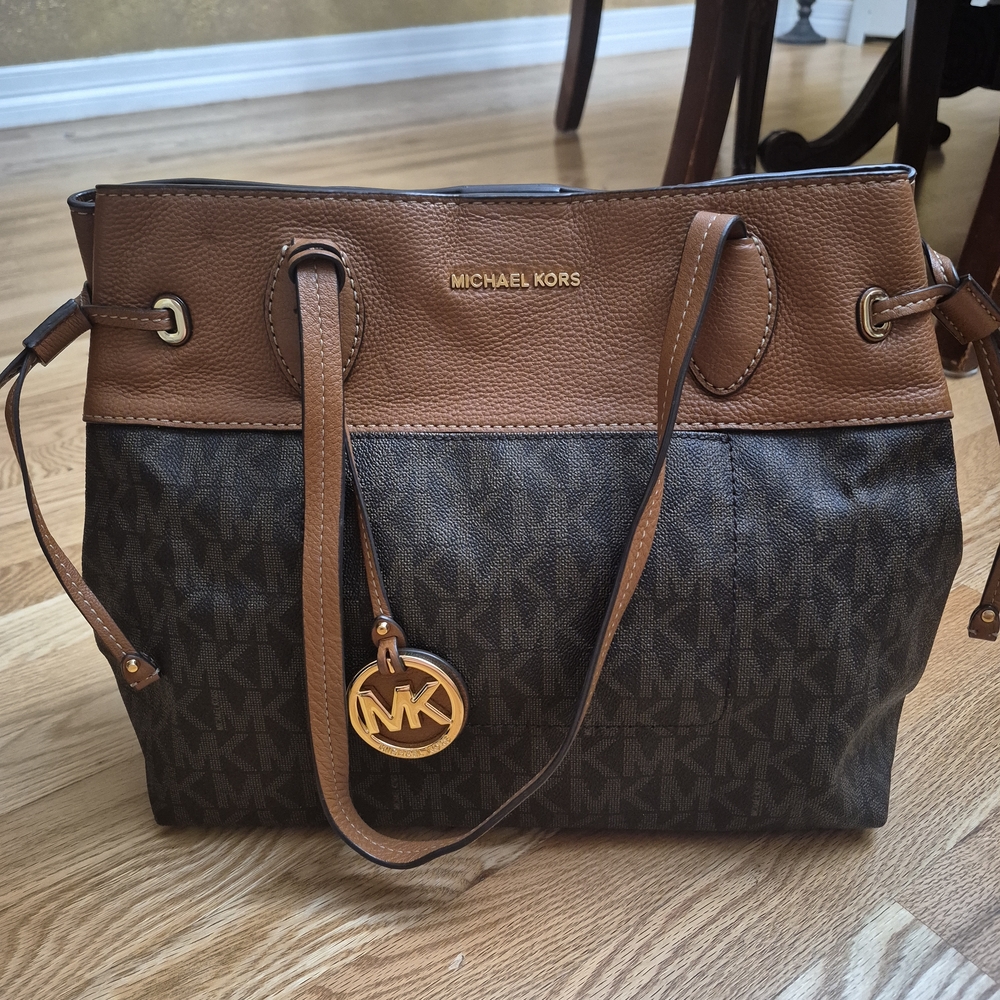 Michael Kors Brown and Tan Women's Bag